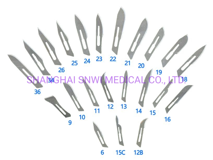 CE&ISO Certificate Disposables Medical Supply Sterile Carbon Steel Stainless Steel Surgical Blade