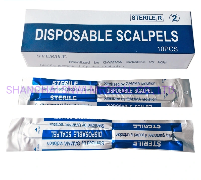 CE&ISO Certificate Disposables Medical Supply Sterile Carbon Steel Stainless Steel Surgical Blade