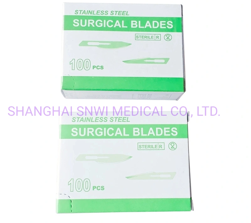 CE&ISO Certificate Disposables Medical Supply Sterile Carbon Steel Stainless Steel Surgical Blade