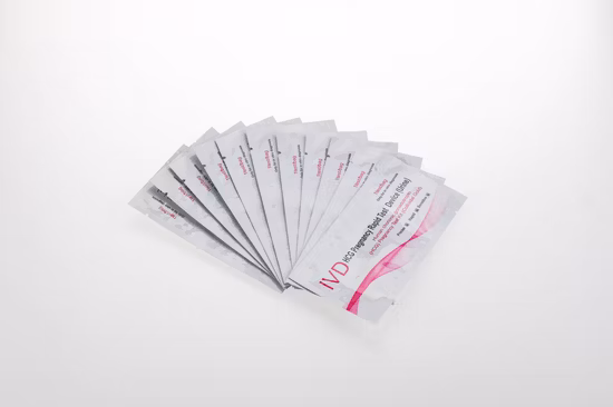 OEM 서비스 이용 가능 Singclean One Step HCG 임신 신속 테스트 키트(스트립, 카세트, 미드스트림)