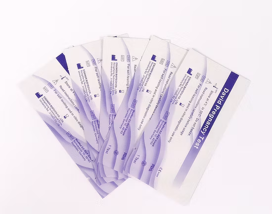 OEM 패키지 CE FDA 510K 승인 HCG 정확한 1단계 실험실 임신 테스트 스트립 키트