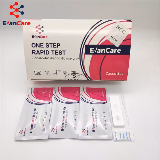 개인 상표 HCG 임신 테스트 키트